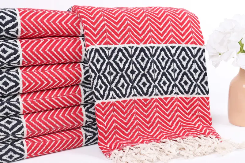 Custom Towel, 70x40 Cotton Chevron Towel, Peshtemal Towel USA, Gift For Mom, Turkish towel, Custom Wedding Gift, Turkish Towel Beach Towel - 2