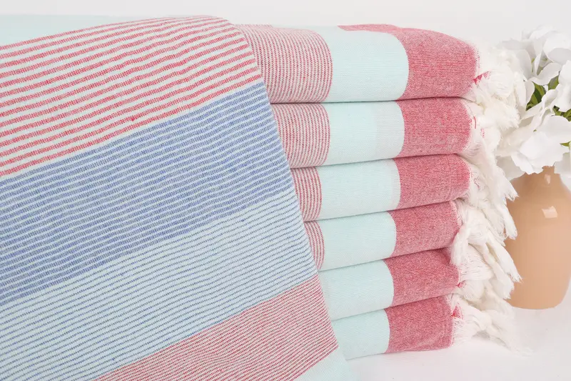 Guest Towel, Personalized Wedding Gift, Christmas Favors, 68x40 Cotton Striped Towel, Kids Beach Towel, Personalized Gifts, Organic Turkish towel - 1