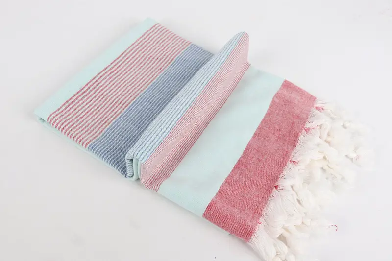 Guest Towel, Personalized Wedding Gift, Christmas Favors, 68x40 Cotton Striped Towel, Kids Beach Towel, Personalized Gifts, Organic Turkish towel - 6