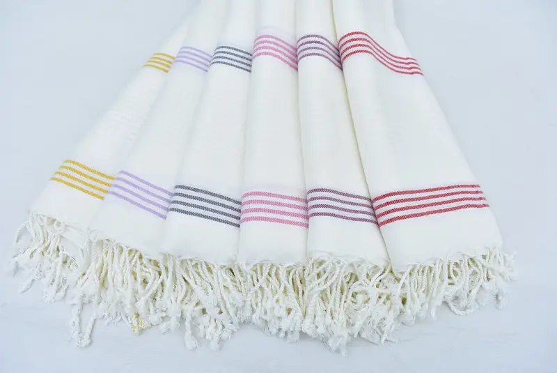 Lightweight towel, 68x36 Cotton Striped Towel, Custom Beach Towel, Turkish Towel Bulk, Wedding Gift Ideas, Turkish Towel Set, Custom Wedding Gifts - 2