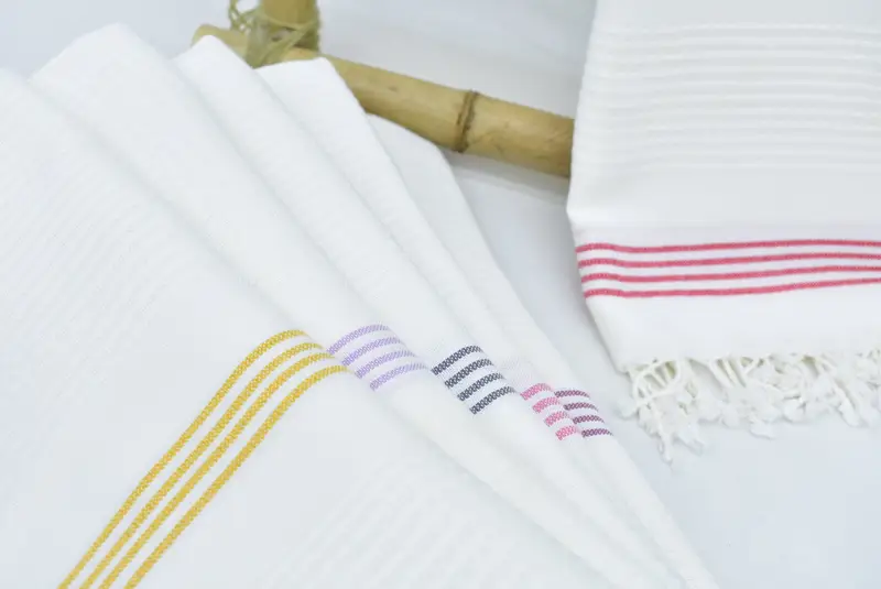 Lightweight towel, 68x36 Cotton Striped Towel, Custom Beach Towel, Turkish Towel Bulk, Wedding Gift Ideas, Turkish Towel Set, Custom Wedding Gifts - 4