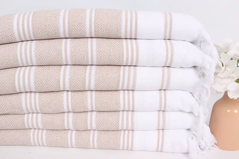 Xmas Gifts, Monogrammed Turkish Towel, Small Bath Towels, Wedding Gift, Spa Gift, Personalized Hand Towel, Holiday Towel, 40x18 Cotton Diamond Towel - 3