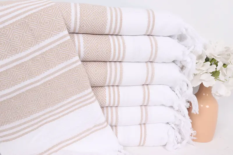 Xmas Gifts, Monogrammed Turkish Towel, Small Bath Towels, Wedding Gift, Spa Gift, Personalized Hand Towel, Holiday Towel, 40x18 Cotton Diamond Towel - 1