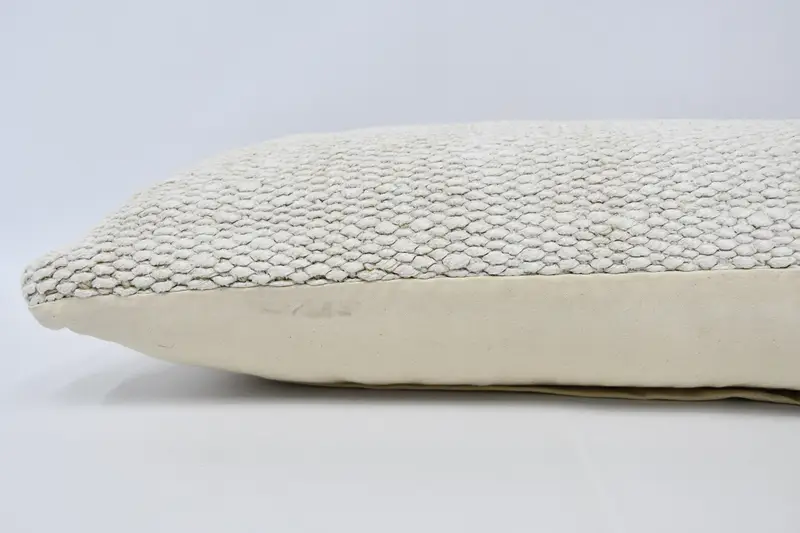 Pillow Sham, Designer Throw Pillow Case, 12x36 White Cushion Case, Kilim Cushion Sham, Home Decor Pillow, Turkish Kilim Pillow - 5