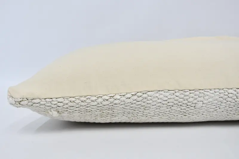 Pillow Sham, Designer Throw Pillow Case, 12x36 White Cushion Case, Kilim Cushion Sham, Home Decor Pillow, Turkish Kilim Pillow - 6