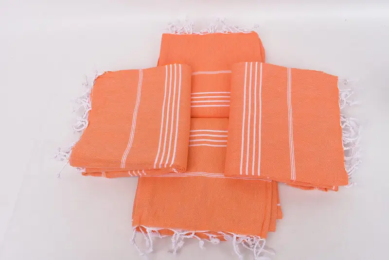 Turkish Towel USA, Absorbent Turkish towel, Gift For Her, Luxury Turkish peshtemal beach towel, Bachelor Gift, 70x40 Cotton Striped Towel - 6