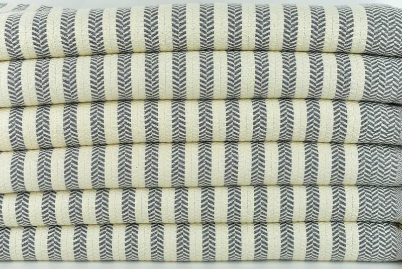 70x40 Cotton Chevron Towel, Custom Gift, Organic Towel, Best Wedding Gift, Bachelorette Party Gift, Wedding Day Gift For Bride, Beach Towel Bulk - 2
