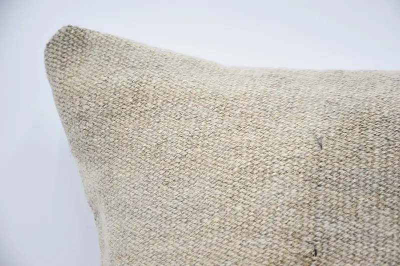 Retro Pillow Sham, 20x28 Beige Cushion, Gift Pillow, Turkish Kilim Pillow, Pillow Cover, Wholesale Cushion, Ethnical Kilim Rug Pillow - 2