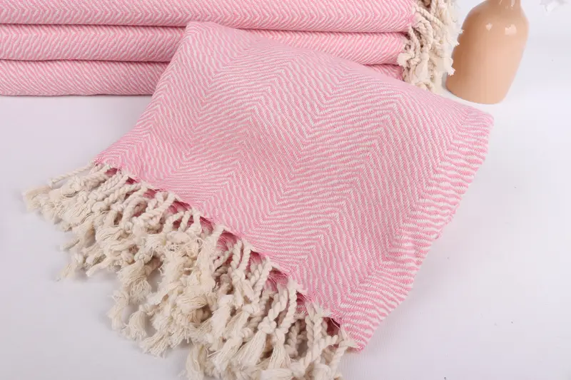 Custom Gift, Cute Beach Towel, Merry Christmas Gifts, 70x40 Cotton Chevron Towel, Beach Towel Bulk, Bachelorette Party Favors, Turkish Towel USA - 4
