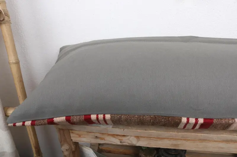 16x36 Red Pillow Cover, Turkish Pillow, Cushion Cover, Rustic Cushion, Pillow for Couch, Interior Designer Pillow, Tapestry Cushion Case - 7