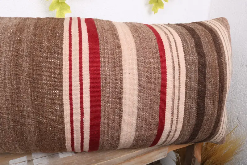 16x36 Red Pillow Cover, Turkish Pillow, Cushion Cover, Rustic Cushion, Pillow for Couch, Interior Designer Pillow, Tapestry Cushion Case - 5
