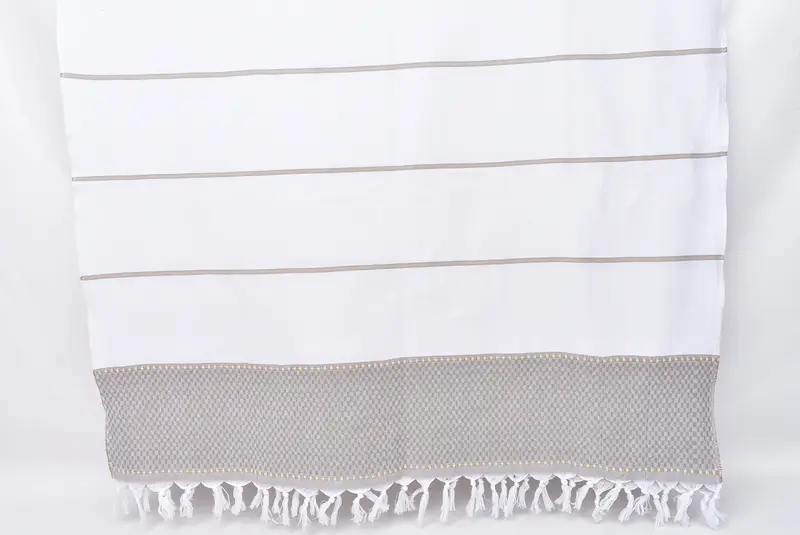 Custom Wedding Gifts, Bachelorette Party Gifts, Organic Beach Towel, 70x40 Cotton Striped Towel, Bridesmaid Gift, Wedding Gift For Bride - 8