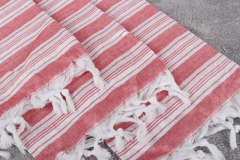 Gift For Him, Large Beach Towel Personalized, Luxury towel, 70x40 Cotton Striped Towel, Bachelorette Party Favor, Decorative Towel, Fouta towel - 5