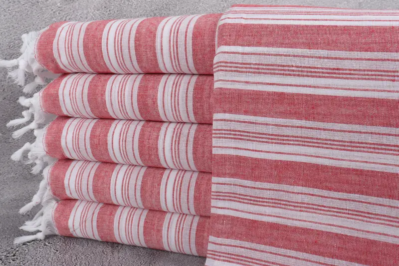 Gift For Him, Large Beach Towel Personalized, Luxury towel, 70x40 Cotton Striped Towel, Bachelorette Party Favor, Decorative Towel, Fouta towel - 1