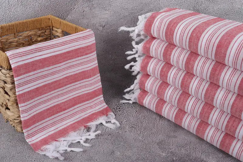 Gift For Him, Large Beach Towel Personalized, Luxury towel, 70x40 Cotton Striped Towel, Bachelorette Party Favor, Decorative Towel, Fouta towel - 3