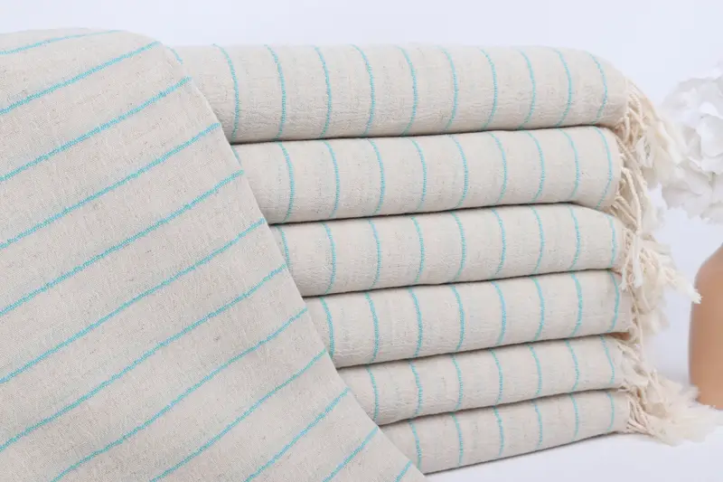 Summer Towel, Bachelorette Party Decorations, Wedding For Favor, Best Beach Towel, 70x38 Cotton Striped Towel, Gift For Her, Custom Name Towel - 1