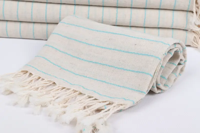 Summer Towel, Bachelorette Party Decorations, Wedding For Favor, Best Beach Towel, 70x38 Cotton Striped Towel, Gift For Her, Custom Name Towel - 4