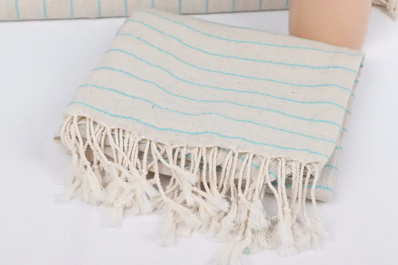 Summer Towel, Bachelorette Party Decorations, Wedding For Favor, Best Beach Towel, 70x38 Cotton Striped Towel, Gift For Her, Custom Name Towel - 5