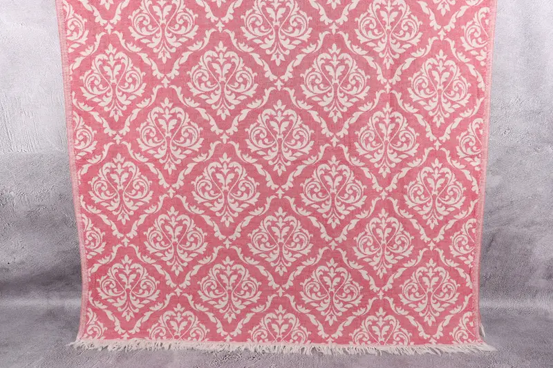Monogram Turkish Towel, Cotton towel, Monogram Beach Towel, 68x36 Cotton Baroque Towel, Cute Beach Towel, Bridal Party Gifts, Bridemaids Beach Towel - 1