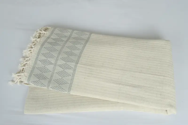 Turkish Tablecloth, 100x88 Linen Kilim Design Towel, Personalized Blanket, Bachelorette Party Favors Beach, Monogram Blanket, Bridesmaid Gifts - 6