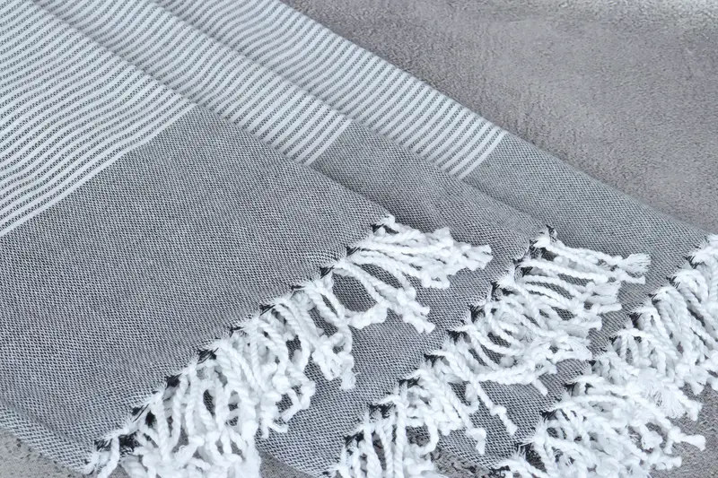 Wedding Gift Ideas, Luxury towel, Bachelorette Party Gifts Bridesmaids, Personalized Gifts, 70x40 Cotton Striped Towel, Monogrammed Turkish Towel - 5