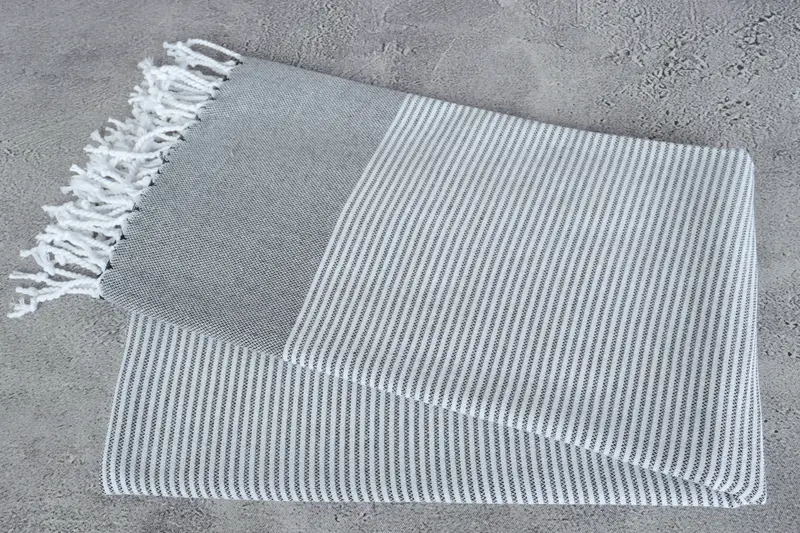 Wedding Gift Ideas, Luxury towel, Bachelorette Party Gifts Bridesmaids, Personalized Gifts, 70x40 Cotton Striped Towel, Monogrammed Turkish Towel - 6