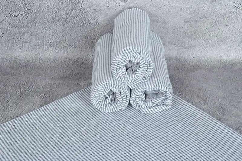 Wedding Gift Ideas, Luxury towel, Bachelorette Party Gifts Bridesmaids, Personalized Gifts, 70x40 Cotton Striped Towel, Monogrammed Turkish Towel - 7