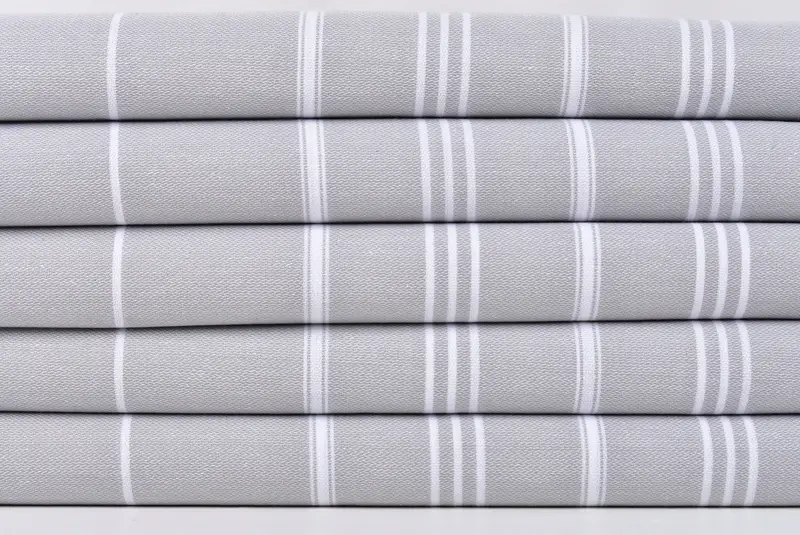 Custom Gift, Bathroom Towels, 40x24 Cotton Striped Towel, Turkish Tea Towel, Beach Theme Wedding Gift, Personalized Gift, Gym Towel, Organic Towel - 2