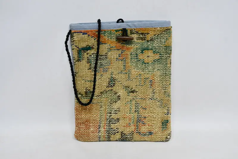 Bolso Kilim con correa ajustable, bolso bandolera de lana estilo gótico y rockabilly