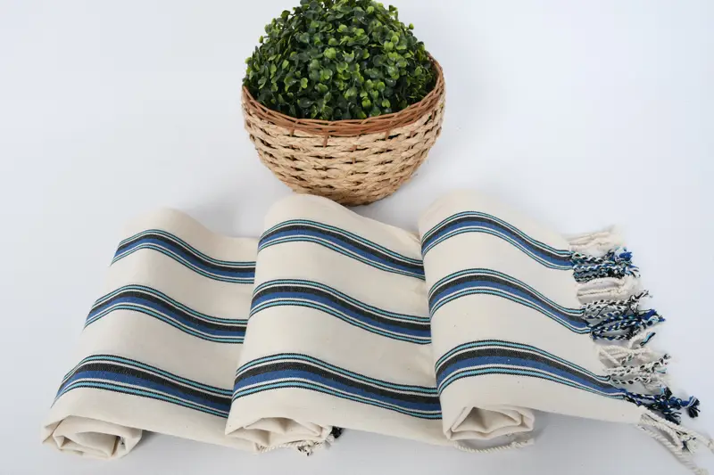 Reisehandtuch, Küchentuch, monogrammiertes Handtuch, Hochzeitsgeschenk, Junggesellenhandtuch, Handtuch im Fitnessstudio, Handtuch mit Hochzeitsgeschenken, 36x20 Baumwollstreifenhandtuch - 8