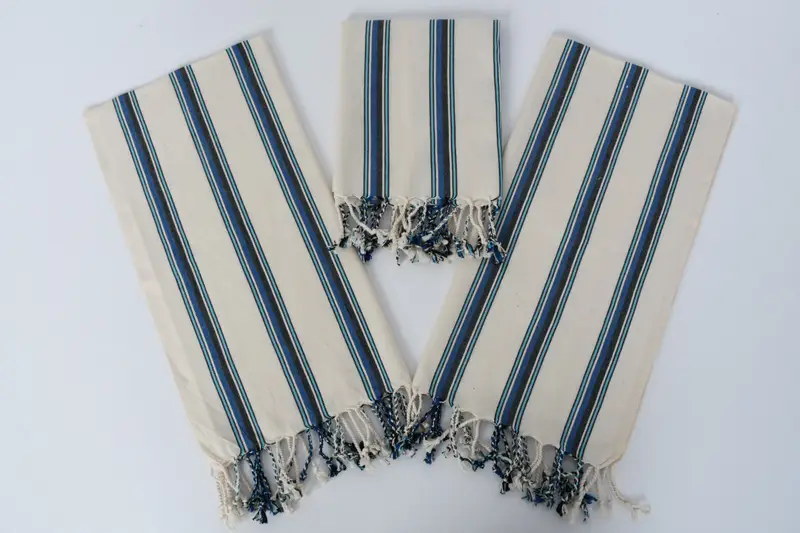 Reisehandtuch, Küchentuch, monogrammiertes Handtuch, Hochzeitsgeschenk, Junggesellenhandtuch, Handtuch im Fitnessstudio, Handtuch mit Hochzeitsgeschenken, 36x20 Baumwollstreifenhandtuch - 6