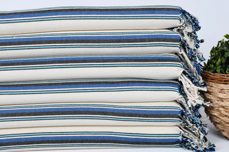 Reisehandtuch, Küchentuch, monogrammiertes Handtuch, Hochzeitsgeschenk, Junggesellenhandtuch, Handtuch im Fitnessstudio, Handtuch mit Hochzeitsgeschenken, 36x20 Baumwollstreifenhandtuch - 2