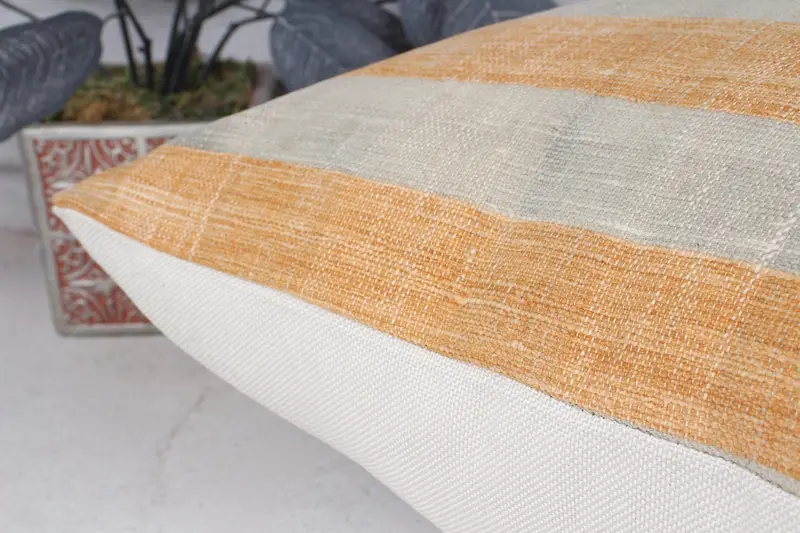 Home Decor Pillow, Pillow Sham, Personalized Gift Pillow Pillow Case, Boho Pillow Sham Cover, Vintage Kilim Throw Pillow, 18x18 White Cushion - 7