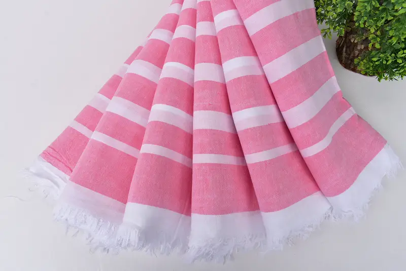 Eco-Friendly Turkish Towel, Spa Towel, Best Friend Gift, Custom Gifts, Bridesmaid Gift Towel, Thin towel, Bachelor Towel, 64x40 Cotton Striped Towel - 4
