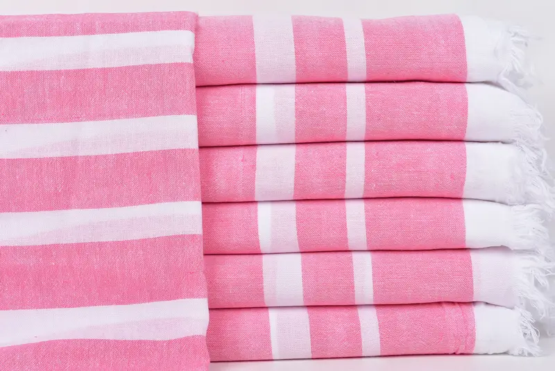 Eco-Friendly Turkish Towel, Spa Towel, Best Friend Gift, Custom Gifts, Bridesmaid Gift Towel, Thin towel, Bachelor Towel, 64x40 Cotton Striped Towel - 1