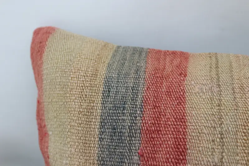 Boho Pillow Sham Cover, Pillow Cover, 12x36 Beige Cushion Cover, Gift Pillow, Pillow for Couch, Vintage Kilim Pillow Cushion Cover, Pet Pillow Cover - 2