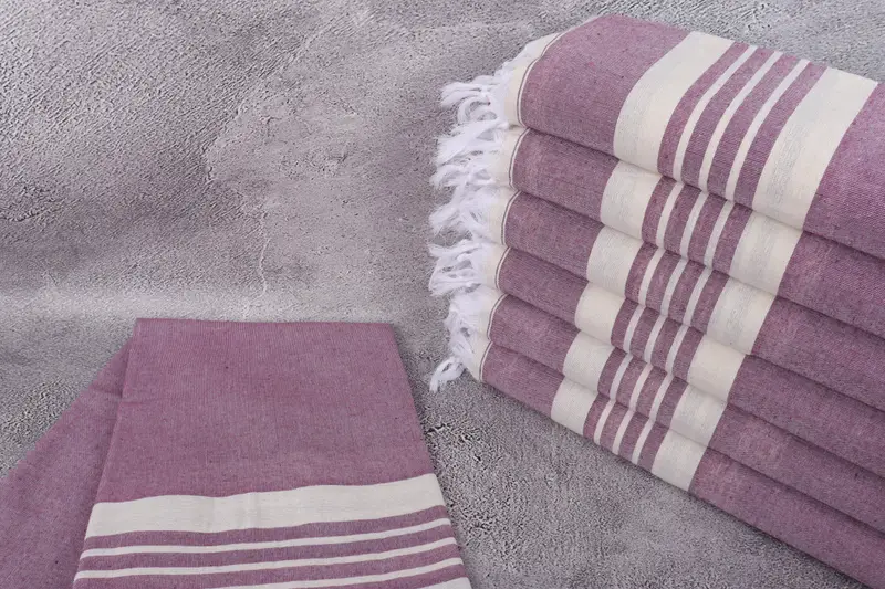 Custom Bath Towel, Turkish Towel USA, Bathroom Towel, Turkish Towel Monogram, Handmade Gift, 70x40 Cotton Striped Towel, Personalized Beach Towel - 2