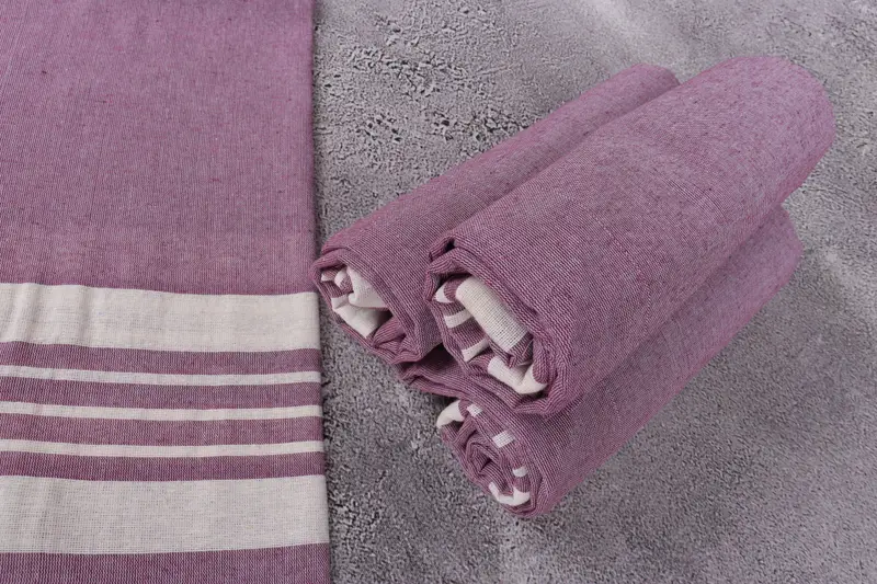 Custom Bath Towel, Turkish Towel USA, Bathroom Towel, Turkish Towel Monogram, Handmade Gift, 70x40 Cotton Striped Towel, Personalized Beach Towel - 8