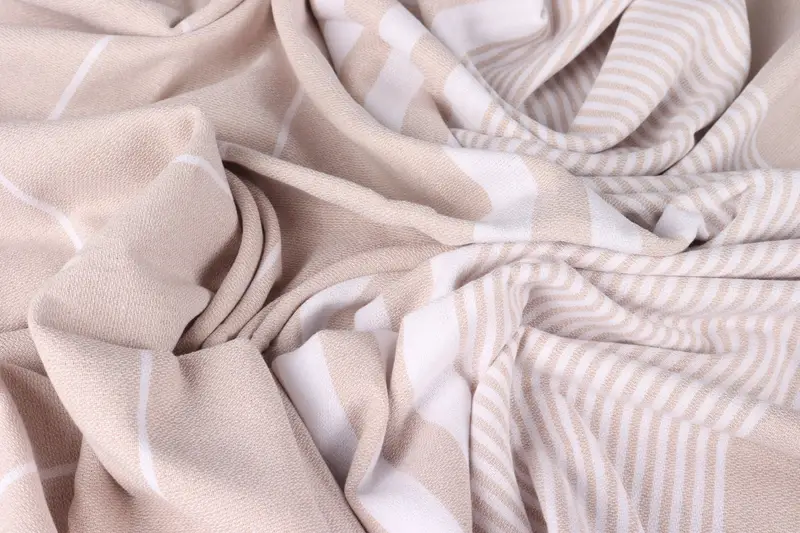 70x40 Cotton Striped Towel, Monogrammed Beach Towel, Bath towel, Housewarming Gift, Organic cotton Turkish peshtemal towel, Maid Of Honor Gift - 8