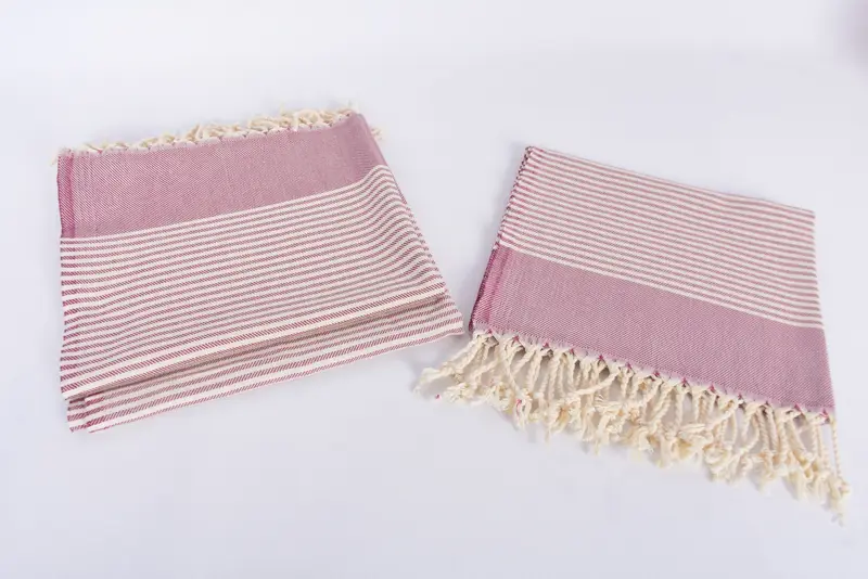 Guest Towel, Christmas Favors, Monogram Hand Towel, Custom Hand Towel, Gift For Wedding Day, Small Bath Towels, 40x24 Cotton Striped Towel - 6