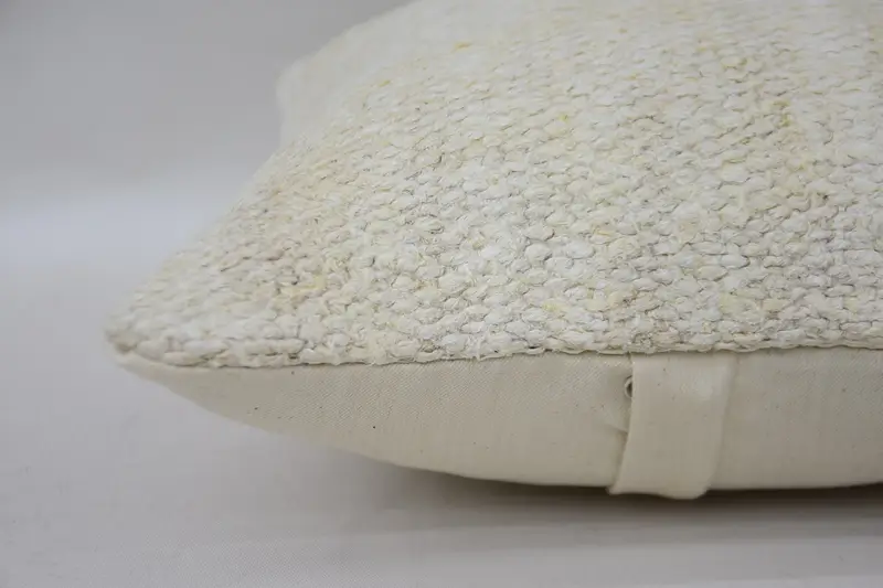 12x12 White Pillow Sham, Home Decor Pillow, Vintage Pillow, Cushion Cover, Car Pillow Sham, Turkish Bench Pillow Sham, Gift Pillow - 5
