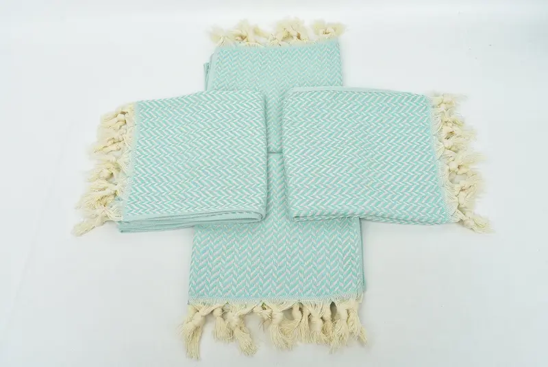 Custom Hand Towel, Turkish Towel Monogram, Custom Tea Towel, Bridal Shower Gift, 36x18 Cotton Chevron Towel, Small Bath Towels, Wedding Favors - 6