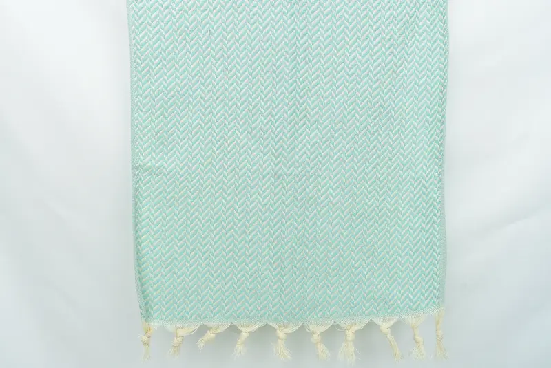 Custom Hand Towel, Turkish Towel Monogram, Custom Tea Towel, Bridal Shower Gift, 36x18 Cotton Chevron Towel, Small Bath Towels, Wedding Favors - 8