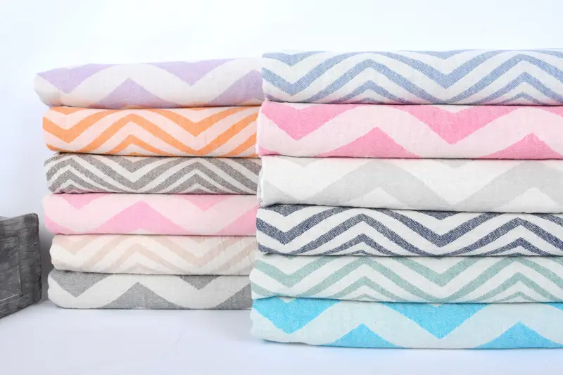 Bestes Freund Geschenk, Baby -Jungengeschenk, Monogramm Handtuch, Monogramm Küchentuch, Hochzeitsgeschenk, 40x24 Baumwoll Zickzack Designtuch, Schüttguthandtuch - 2