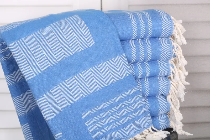 Bachelor Party Favors, 68x38 Cotton Chevron Towel, Turkish towel, Custom Beach Towel, Bridemaids Beach Towel, Cotton towel, Gift For Coworker - 2