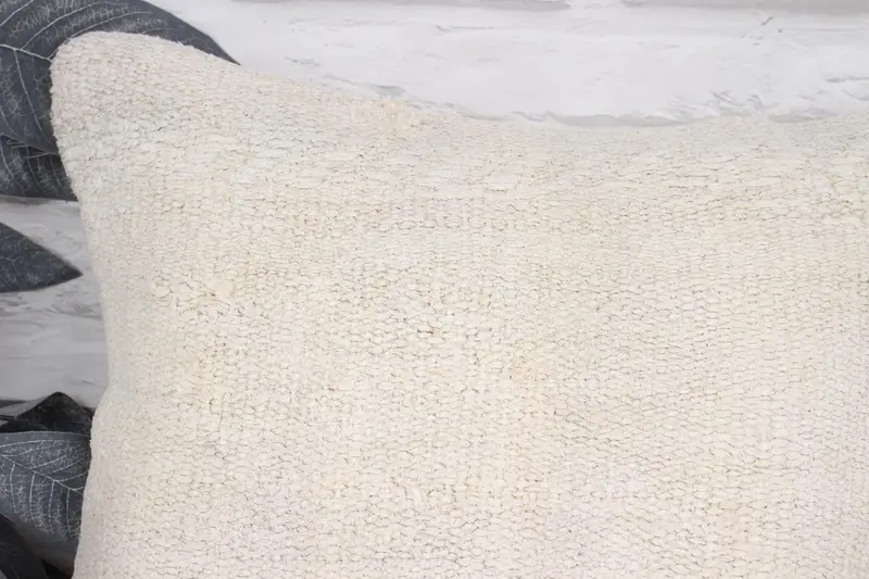 Pillow for Sofa, Accent Pillow Sham, Home Decor Pillow, Oriental Pillow, 16x16 White Pillow Sham, Boho Pillow, Accent Throw Cushion Case, Cushion - 2