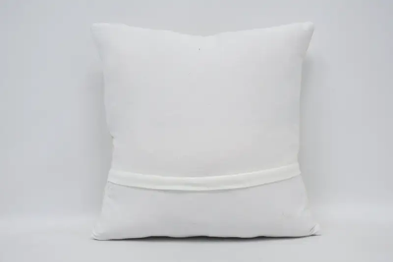 20x20 White Pillow Cover, Kilim Pillow Cover, Ethnical Kilim Rug Pillow, Yoga Cushion Case, Pillow Case, Boho Pillow Sham Cover - 6