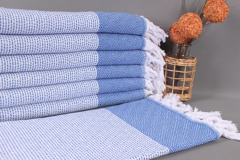 Turkish bath towel, Personalized Beach Towel, Beach Towel Bulk, Maid Of Honor Gift, 70x40 Cotton Diamond Towel, Luxury Turkish Bath Towel - 1
