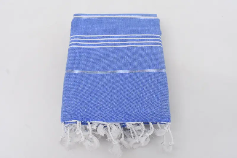 Beach Theme Wedding Gift, 96x80 Cotton Striped Towel, Woven Blanket, Personalized Blanket, Turkish Bedcover, Cotton Bedspread, Custom Blanket - 4