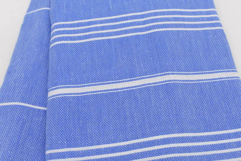 Beach Theme Wedding Gift, 96x80 Cotton Striped Towel, Woven Blanket, Personalized Blanket, Turkish Bedcover, Cotton Bedspread, Custom Blanket - 5